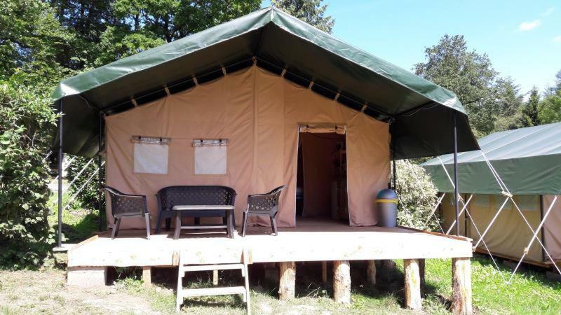 Safari tent at Camping le Roptai Hotel Rochefort Eksteriør billede